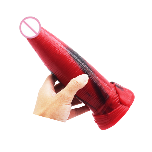 House Of Dasein Whale 211 Fantasy Beast Mythical Advanced Dildo Men Women - Red - 23.5Cm V1257-744693100012