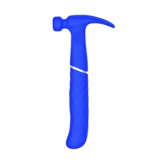 House Of Dasein Novelty Double Ended Hammer Rechargeable Triple Vibrator Female Sex Toy - Blue - G-Spot V1257-744721100096