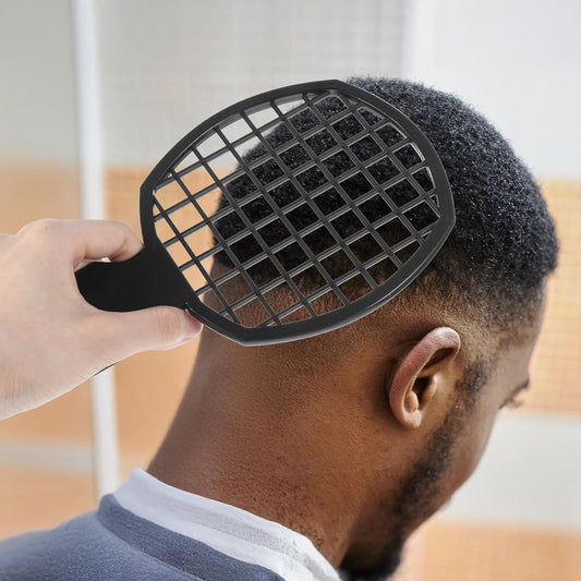 Xindojuz 2 PCS Twist Comb, Sponge Brush for Hair, 2 In 1 Afro Hair Pick Comb Set for Black Men and Women V1258-DP02-A-1059