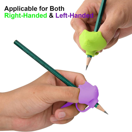 6 Pack Silicone Pencil Grips, Pencil Holder Grip Posture Correction Training, Ergonomic Pencil Grippers V1258-DP02-A-1132