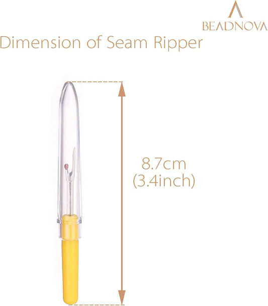 Seam Ripper 4pcs Stitch Eraser Thread Cutter Small Clothes Tag Remover Seam Rippers for Sewing Crafting V1258-DP02-A-115
