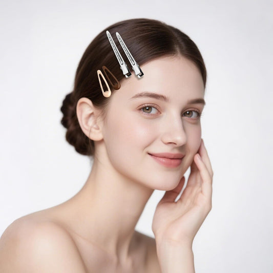 30PCS Hair Clips for Women, Girls & Hair Pins: l Non-Slip 20 Mini 1.89" Snap & 10 Large 3.5" Alligator & V1258-DP02-A-1186