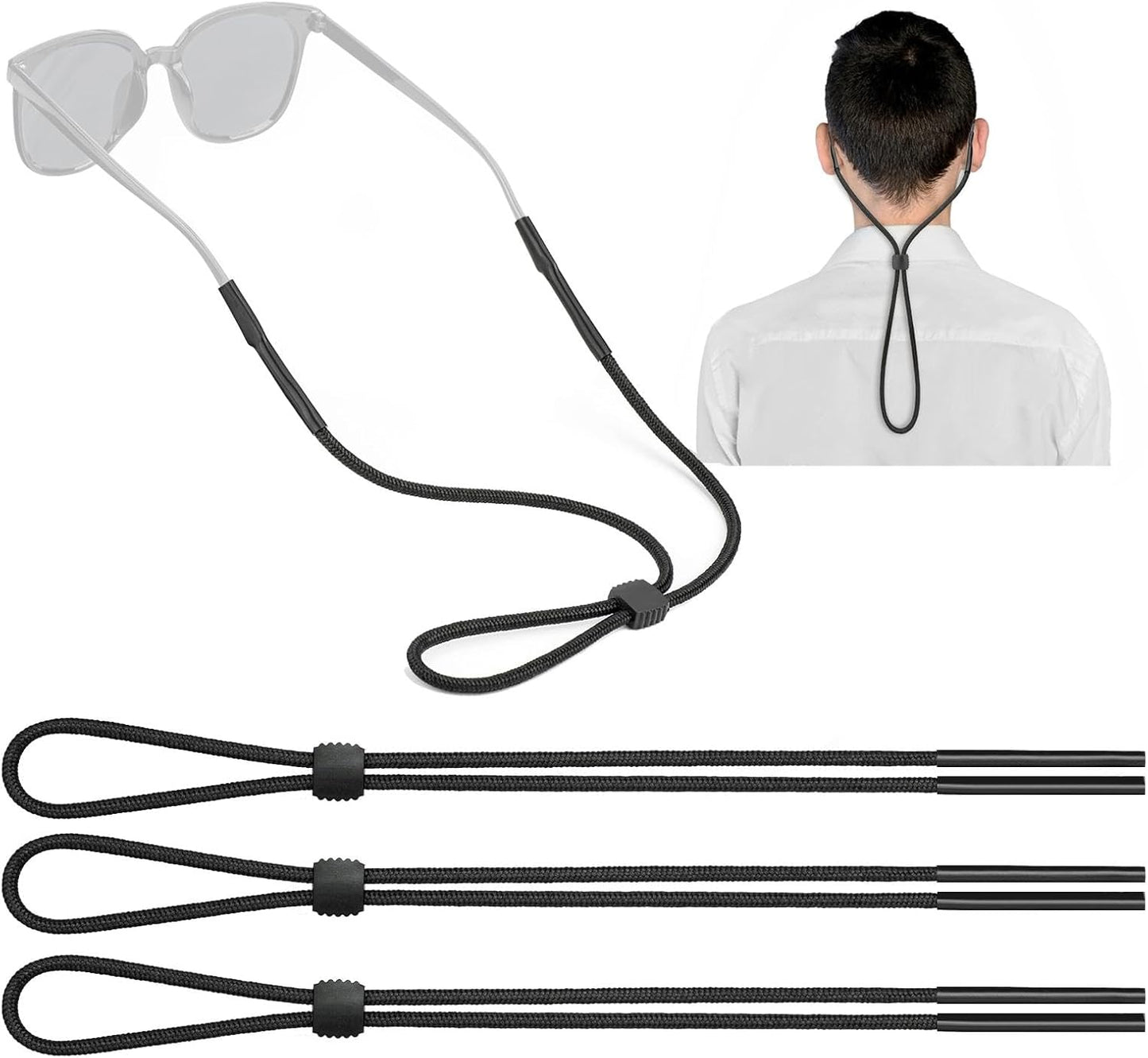 Sports Glasses holder Strap(3 PCS) - Sunglasses strap for Men Women kids V1258-DP02-A-1346