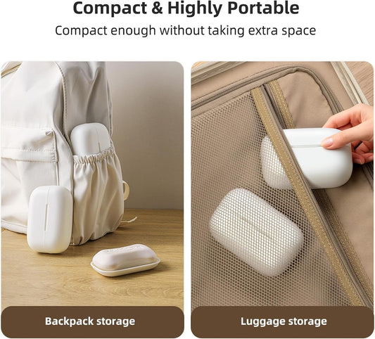 Leakproof Travel Soap Case, Compact Bar Soap Travel Case with Lid, Portable Soap Container Essentials with V1258-DP02-A-193