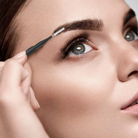 20 Pcs Micro Eyebrow Brush With Cap,Eyebrow Spoolie Brush Micro Eyebrow Lamination Brush 2 Size V1258-DP02-A-1979