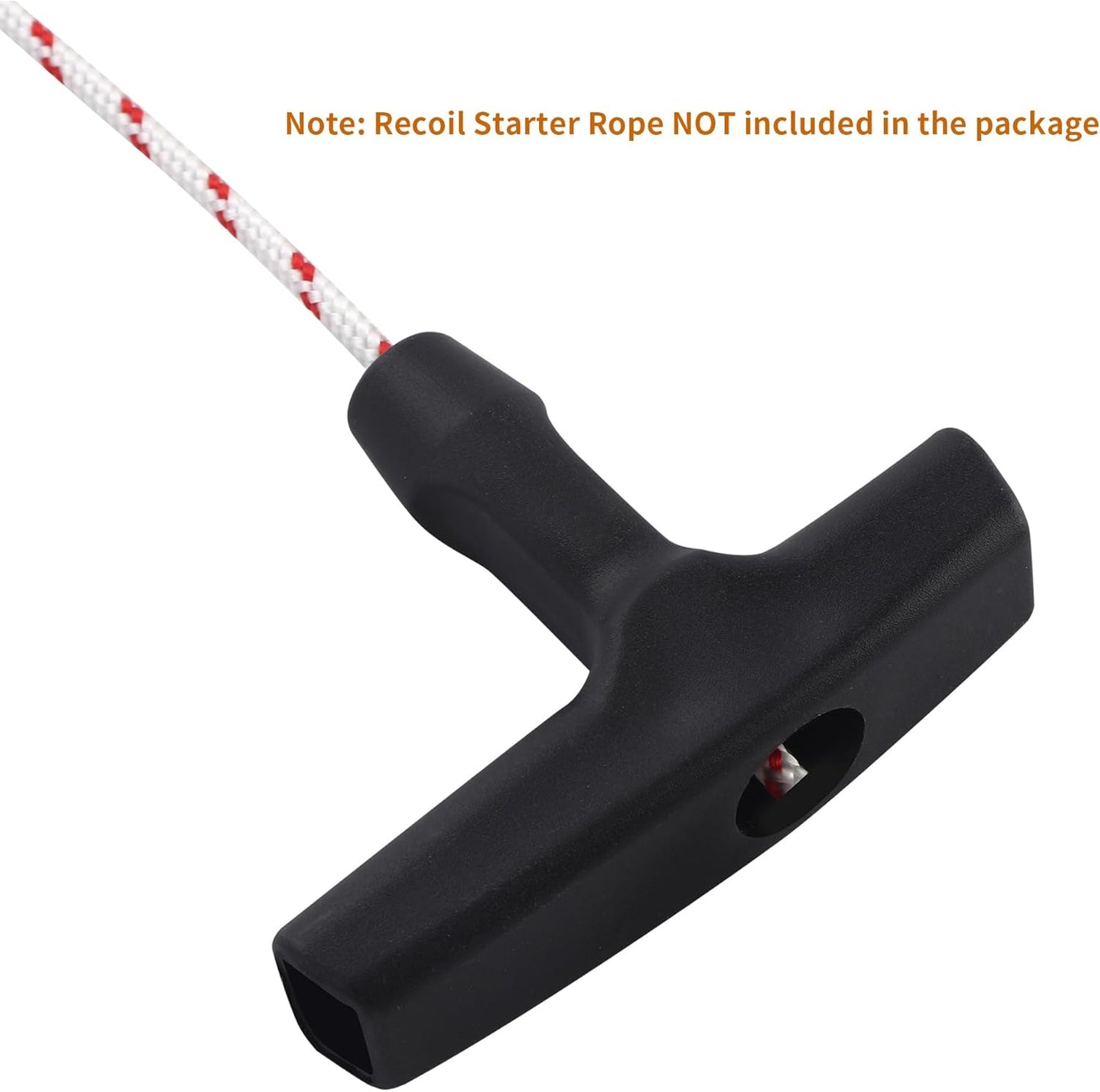 2 Packs Pull Cord Handle, Gasoline Engine Pull Starter Handle Grip, Lawn Mower Pull Handle for Generator, V1258-DP02-A-2145