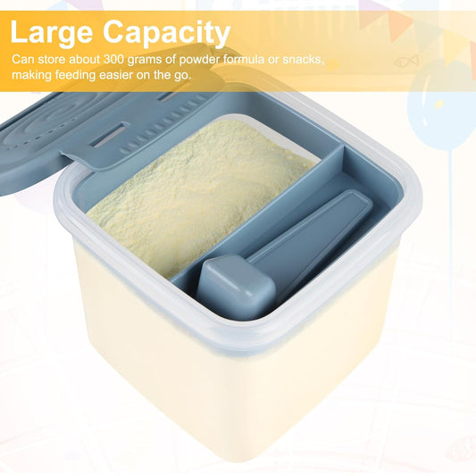 Formula Dispenser On The Go, Formula Container to Go, Portable Milk Powder Kids Snack Container with Scoop V1258-DP02-A-220
