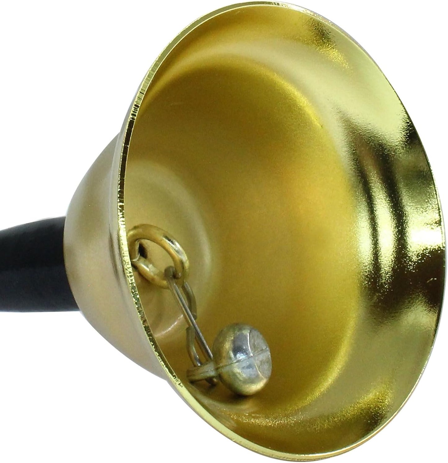 2 Pack Loud Hand Bells, Gold Ringing Bells with Handle Call Bells Dinner Bells for Classroom, Food Line, V1258-DP02-A-2223