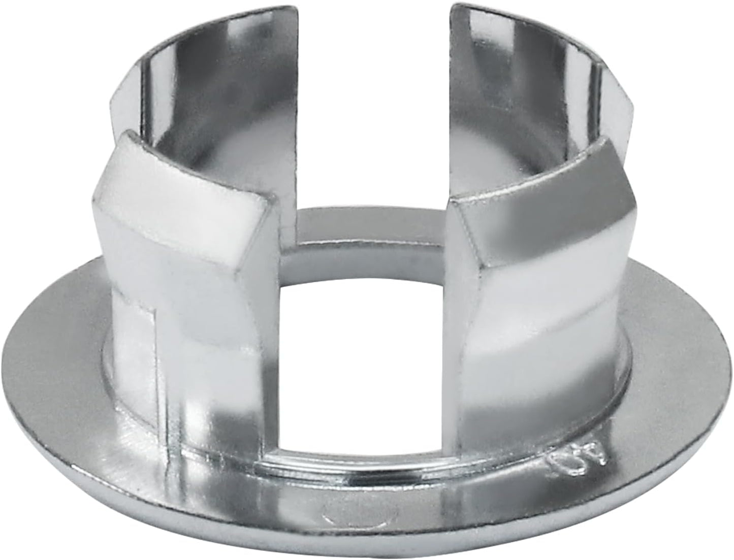 6 Pack Sink Overflow Ring Round Basin Trim Drain Cap Cover Sink Basin Trim Overflow Cover Hole Insert in Cap V1258-DP02-A-2244