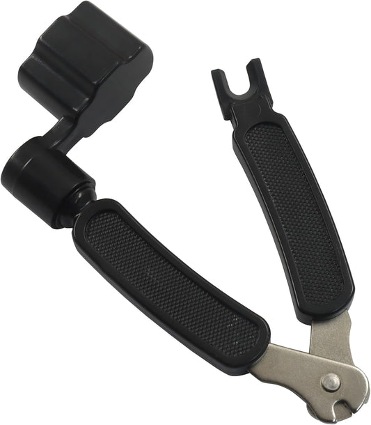 3 in 1 Guitar String Winder Cutter Pin Puller, Functional Guitar Maintenance Tool for Repairing Restringing V1258-DP02-A-2266