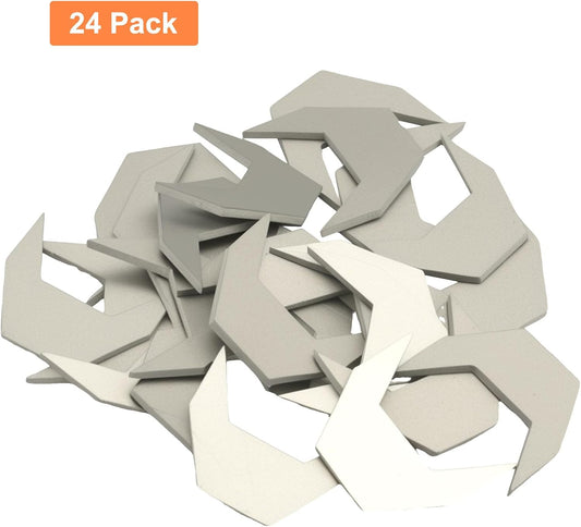 24 Pack Metal Drawer Stoppers, Antique Style Drawer Stops Two Point Drawer Stops, Furniture Parts Accessories V1258-DP02-A-2267