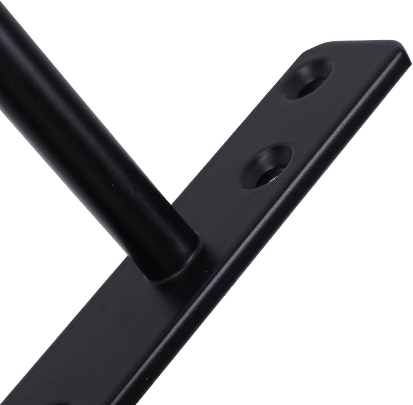 6-inch Floating Shelf Brackets Heavy Duty Hidden Brackets Black Blind Shelf Support for Floating Wood Shelves V1258-DP02-A-2285