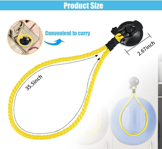 Hat Mounts for Cars, Handmade Rope Cowboy Hat Holder with Suction Cup, Hat Holder Rack to Keeps Your Hat On V1258-DP02-A-2364