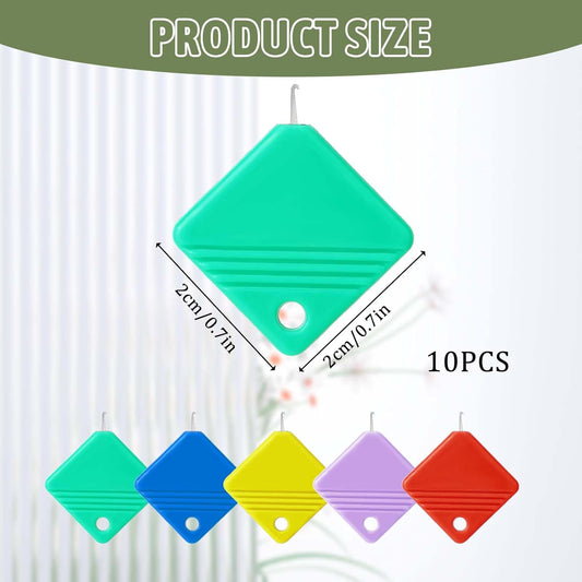 10 PCS Needle Threaders, Automatic Needle Threader for Sewing Machine Square Plastic Self Threading Needles V1258-DP02-A-2397