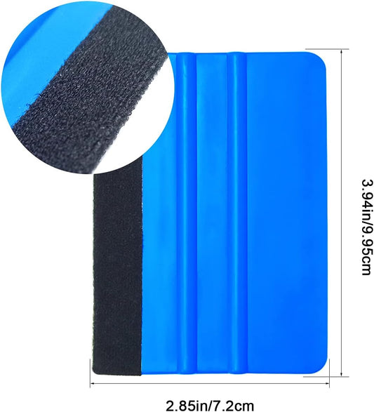 2 Pieces Wallpaper Smoothing Tool, Vehicle Vinyl Felt Squeegee Window Tint Film Tool for Peel and Stick V1258-DP02-A-283