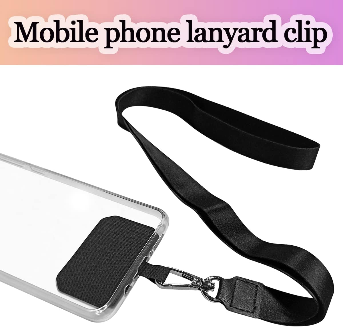 5 Pack Phone Tether Tab Cell Phone lanyard pad, Universal Phone Tether Tab Phone Lanyard Replacement Part V1258-DP02-A-293