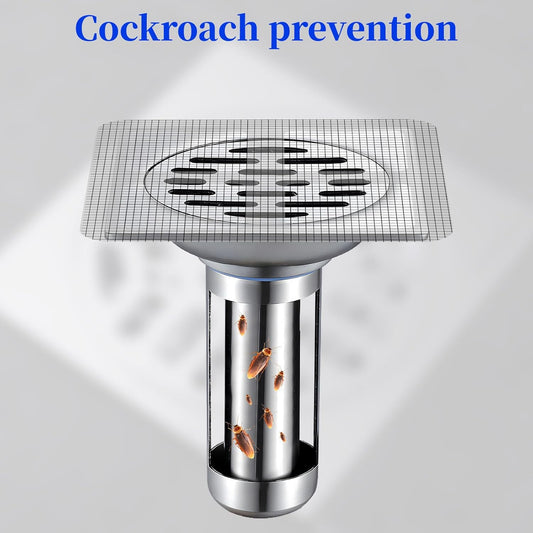 100PCS Disposable Shower Drain Hair Catcher - 4 Inch Hair Catcher Shower Drain - Drain Cover Mesh Stickers V1258-DP02-A-420