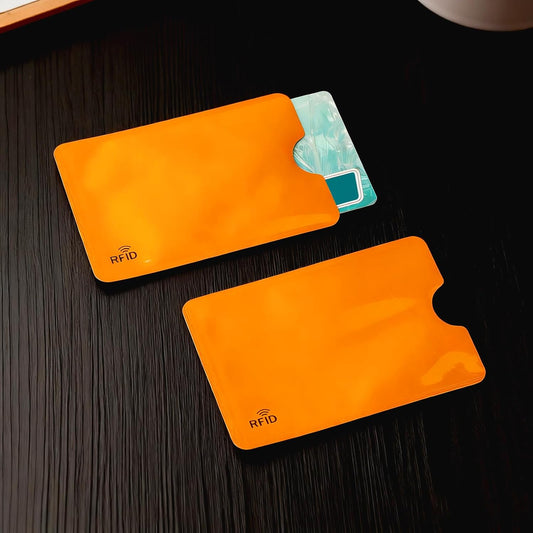 24-Pack Travel RFID Blocking Sleeves - 2.48'' x 3.58'' Multicolor Identity Theft Protection Secure Cred Card V1258-DP02-A-454