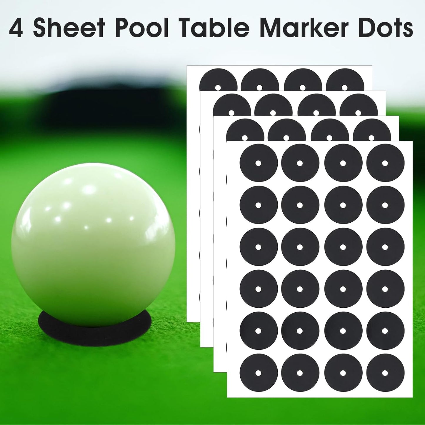 96Pcs Pool Table Marker Dots, Billiard Spot Position Stickers, Billiard Point Sticker Accessories, Pool Table V1258-DP02-A-528