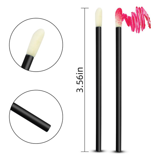 100 Pack Disposable Lip Brushes Lipstick Wands Gloss Applicator Brush Makeup Tool Make Up Applicators Perfect V1258-DP02-A-977