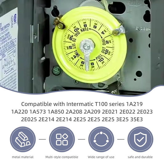 Pool Timer On Off Clips 10 PCS/5 Pairs Time Switch Replacement Trippers Kit 156T1978A Pool Pump Timers V1258-DP02-B-1001