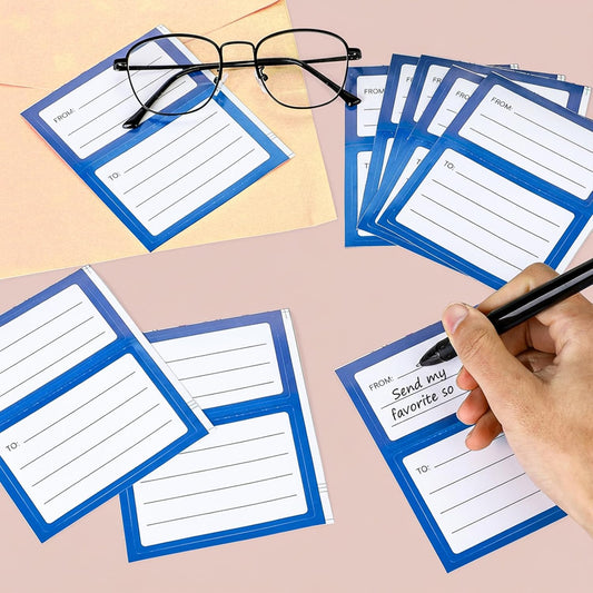 Mailing Labels for Packages, 120 Pcs Return Address Stickers Blank Self Adhesive to from Stickers Mail V1258-DP02-B-1070
