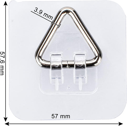 Wall Hangers 20 Pack - Vertical Plate Holders, Adhesive Picture Hanger for Wall Decoration V1258-DP02-B-1309