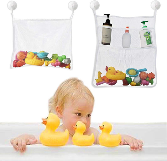 Petluno Bath Toy Organizer Mesh Storage Baby Shower Toys Bathtub Net Bag Kids Quick Dry Holder 2 X Bathroom & V1258-DP02-B-1443