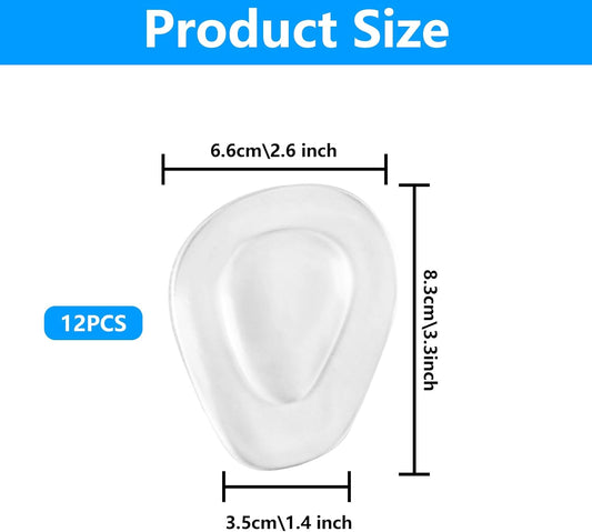 6 Pairs Metatarsal Pads Women Mens, Ball of Foot Cushions for Women Heels, Metatarsal Foot Pads for High Heel V1258-DP02-B-2117
