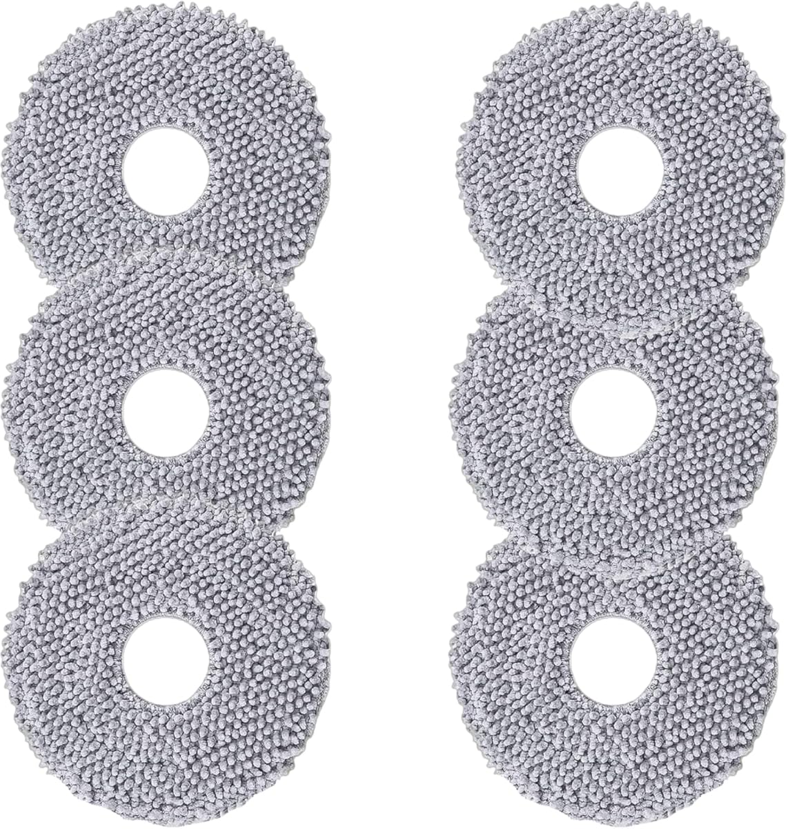 Replacement Mop Pads Compatible with iRobot Roomba Plus 405 505 Combo Robot VacuumRobot Vacuum 6 Mop Cloth V1258-DP02-B-2317
