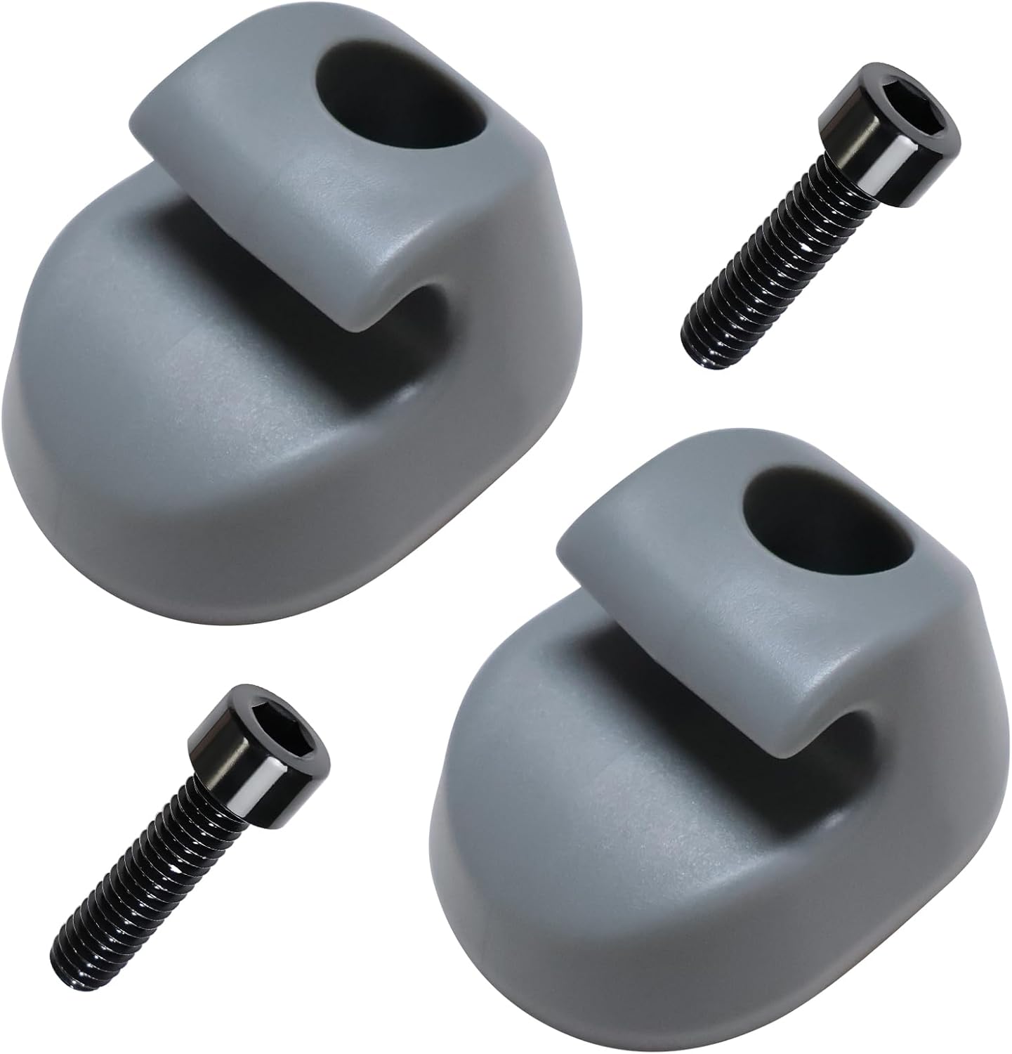 2PC S16-1023-661 Sunvisor Clip Gray Fits for Kenworth Peterbilt Interior F01377-2 Sun Visor Clip V1258-DP02-B-2670
