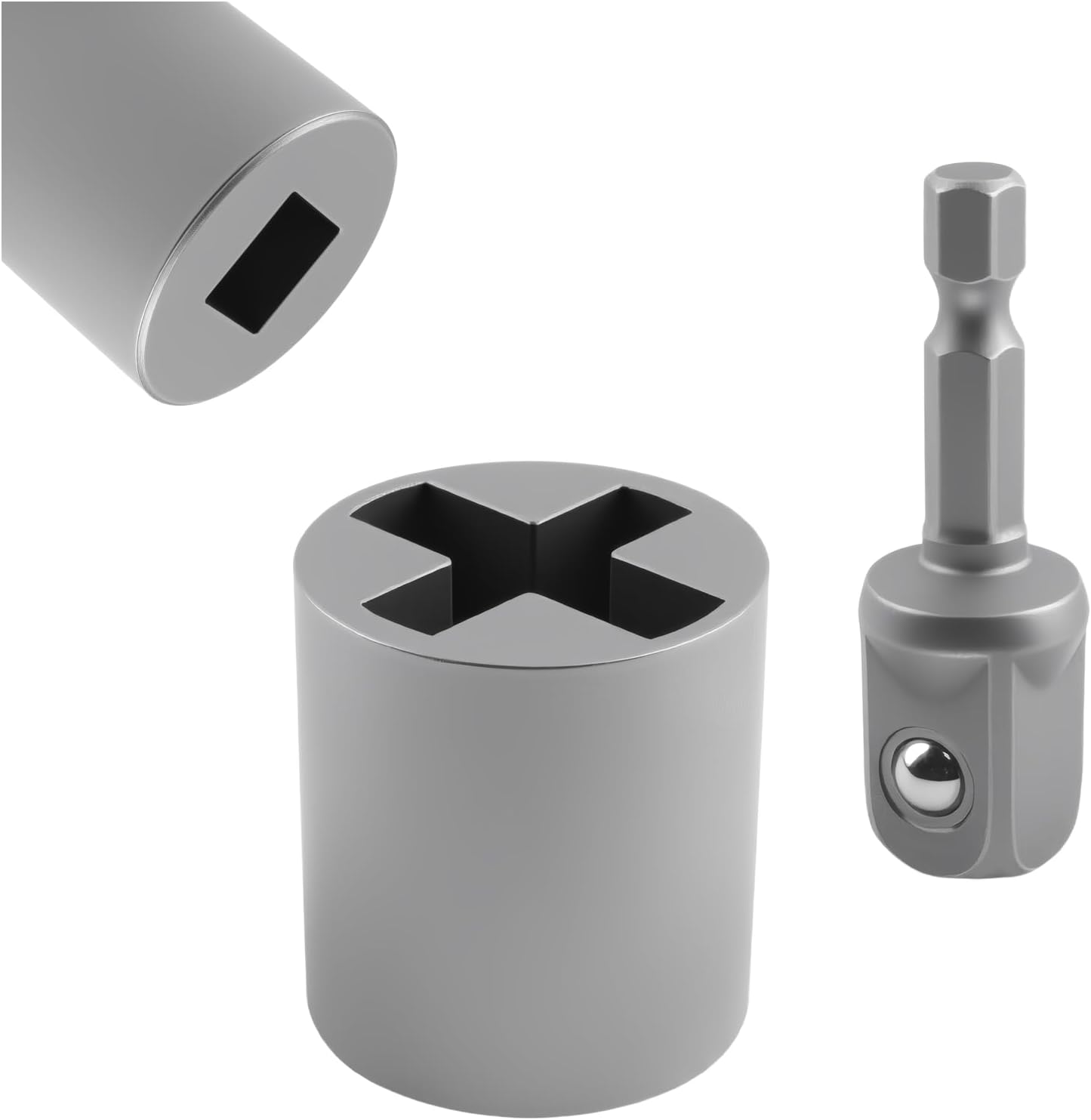 2PCS Scissor Jack Drill Adapter Heavy Duty,Hand Drill Scissor Jack Adapter for Scissors Jacks V1258-DP02-B-2687