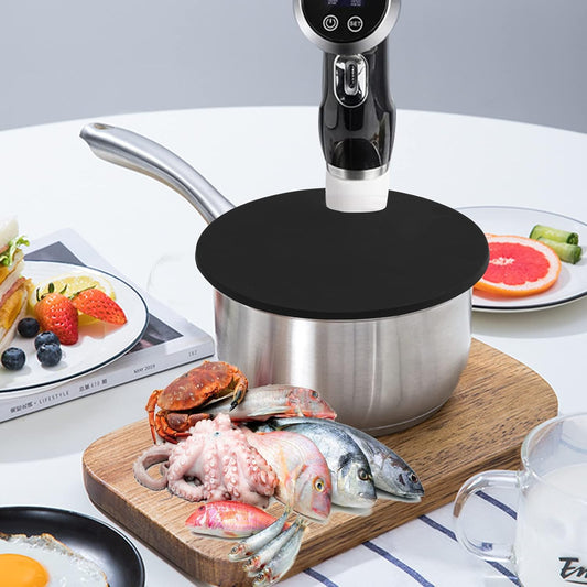 Sous vacuum and Vide Lid Cooking Sous vacuum and Vide Cooker Fits Up to 10.5" Pot, Prevent Water Evaporation V1258-DP02-B-2864