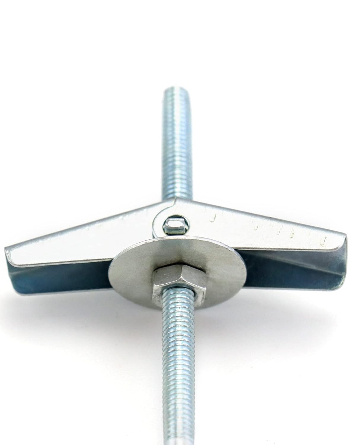 Ceiling Hooks, 12 Packs 3-9/16" Spring Toggle Wing Bolts Wall Fixing Heavy Duty Pothook for Hanging Plants, V1258-DP02-B-2939