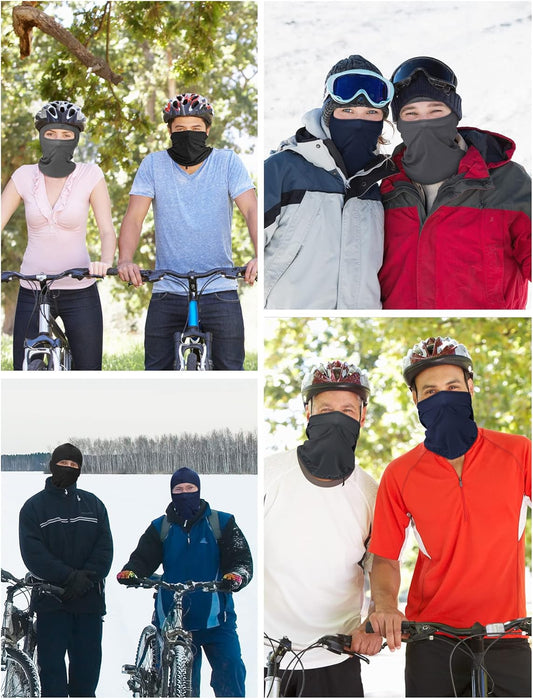 9 Pieces Balaclava Full Face Mask UV Sun Protection Face Cover Summer Cooling Neck Gaiter Breathable V1258-DP02-B-3021