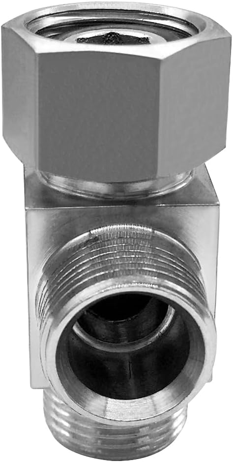 Stainless Steel 3/8 Compression Tee Fitting - 3/8" Inlet & Outlet Angle Stop V1258-DP02-B-3190