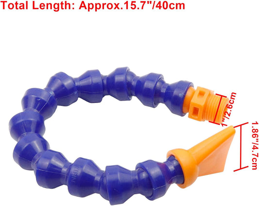 1/2" Thread Water Oil Coolant Hose Pipe Adjustable Coolant Pipe Hose Round Flexible Flat Nozzle Cooling Tube V1258-DP02-B-3892