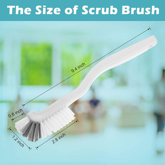 5 Piece Cleaning Dish Scrub Brush Kitchen Sink Bathroom Brushes, Household Pot Pan Dishwasher Edge Corners V1258-DP02-B-4003