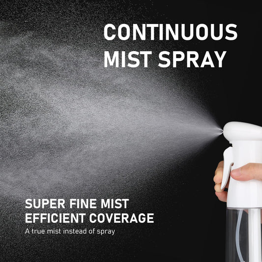 Spray Bottle For Hair, Continuous Mister Empty Spray Bottles, Ultra Fine Mist Water Sprayer for Hairstyling, V1258-DP02-B-657