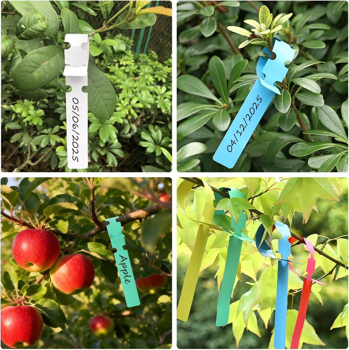 500 Pcs White Plastic Plant Tree Tags Nursery Garden Lables 2x20cm Wrap Around Hanging Tags Nursery Garden V1258-DP02-B-686