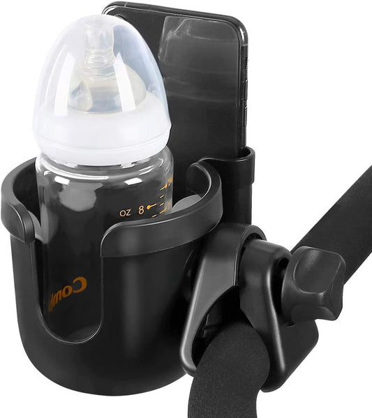 Stroller Cup Holder with Phone Holder, Bike Cup Holder, Universal Cup Holder for Uppababy Nuna Doona V1258-DP02-B-727
