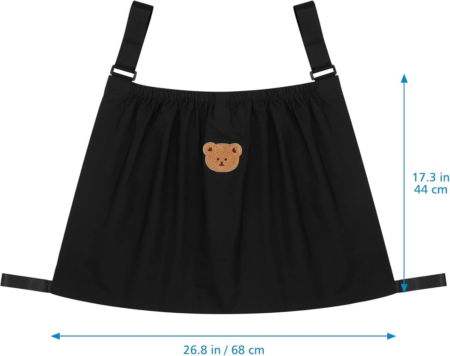 Universal Stroller Organizer, Large Storage Stroller Bag Fits for Uppababy, Nuna, Britax, Doona Strollers, V1258-DP02-B-742