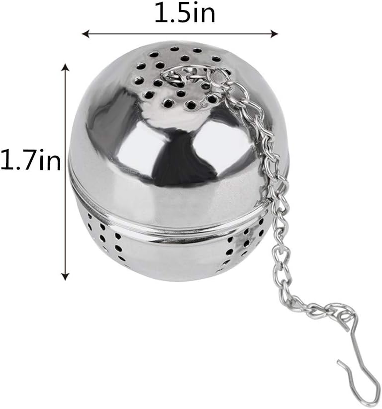 2 Pack Stainless Steel Tea Strainer Extra Fine Mesh for Loose Leaf Tea V1258-DP02-BOL-503