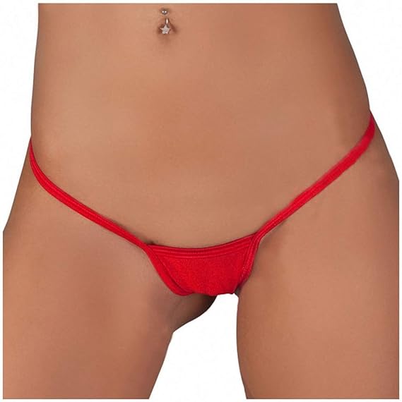 Women's XXL Thong Underwear 5 Pack Narrow Waistband V1258-DP02-BOL-573