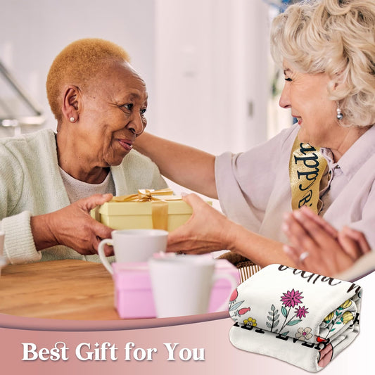 Retirement Gift for Woman 2026, Soft Flannel Retirement Blankets for Women, Best Retired Gifts for Women, V1258-DP02-C-1141