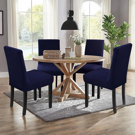 Dining Chair Covers,Kitchen Chair Cover,Parsons Chair Slipcover,Spandex Chair Protectors for Dining Room V1258-DP02-C-1347