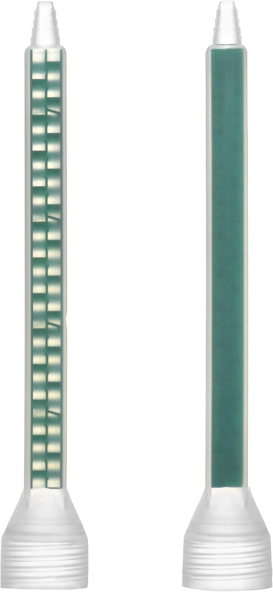 Epoxy Mixing Nozzle, Static Mixing Nozzle Tip for Adhesive Cartridges, Pack of 20 V1258-DP02-C-2119
