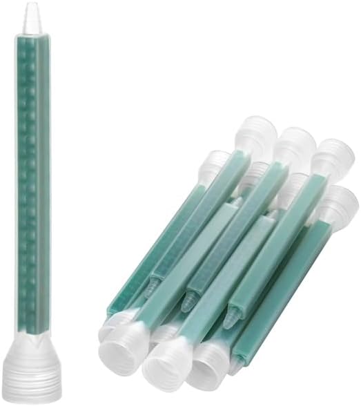Epoxy Mixing Nozzle, Static Mixing Nozzle Tip for Adhesive Cartridges, Pack of 20 V1258-DP02-C-2119