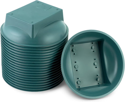 20 Pack Floral Supplies Green Bowls for Flower Arrangements, Floral Arrangements Supplies Containers for V1258-DP02-C-2153