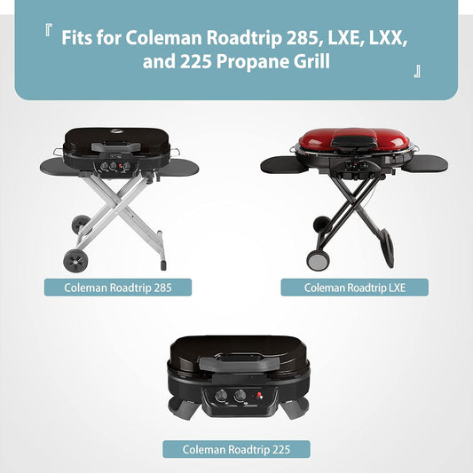 Portable Grill Cover for Coleman Roadtrip 285, LXE, LXX, and 225 Propane Grill, Waterproof PU Coating, V1258-DP02-C-216